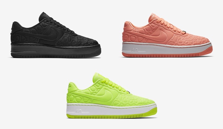 ナイキ ウィメンズ エア フォース 1 アップステップ SE 3カラー (NIKE WMNS AIR FORCE 1 UPSTEP SE) [844877-002,600,700]