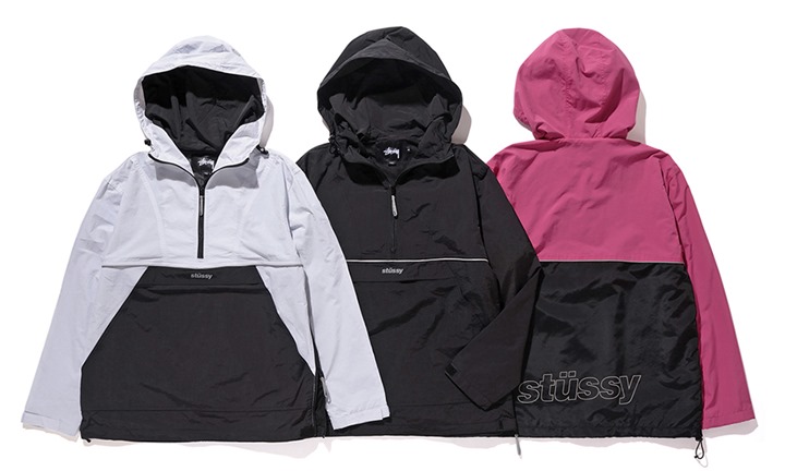 STUSSYからリフレクティブパイピングを施したハーフジップ仕様の「Reflective Sports Pullover」が展開！ (ステューシー プルオーバー)