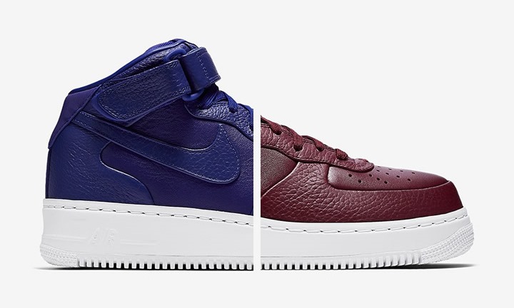 9/8発売予定！ナイキラボ エアフォース 1 ミッド 新色 “コンコルド/ナイト マルーン” (NIKELAB AIR FORCE 1 MID “Concord/Night Maroon”) [819677-402,661]