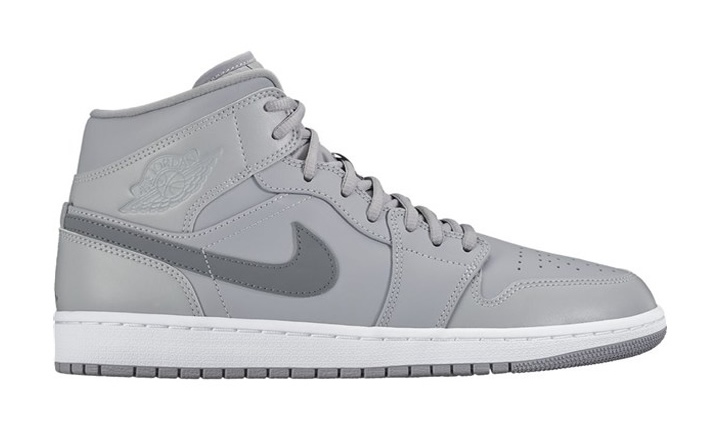 2016年 ホリデーモデル！ナイキ エア ジョーダン 1 ミッド “ウルフ グレー” (NIKE AIR JORDAN 1 MID “Wolf Grey” 2016 HOLIDAY) [554724-033]