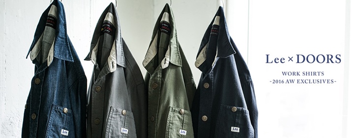 Lee × URBAN RESEARCH DOORS “WORK SHIRTS”が発売開始！ (リー アーバンリサーチ)