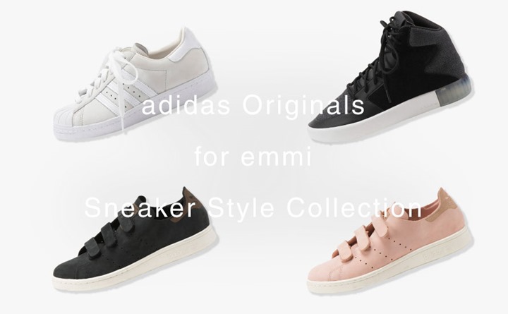 【先行発売】adidas Originals for emmiから「SUPERSTAR」「TUBULAR INVADER」「STAN SMITH」が登場！ (アディダス オリジナルス フォー エミ)