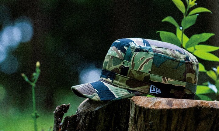 New Eraからウッドランドカモ、タイガーカモ、ダックハンターカモの迷彩パターンをコラージュで仕上げた”Camo Patchwork”が発売！ (ニューエラ)