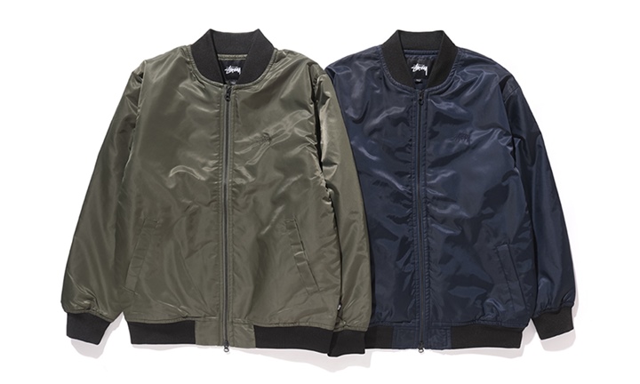 STUSSY 2016 FALL！光沢あるサテン地で仕立てた「Flight Satin Bomber Jacket」が展開スタート！ (ステューシー 2016年 秋)