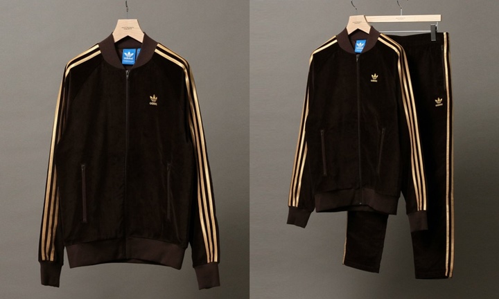 ベロア素材を採用したadidas Originals for BEAUTY & YOUTH 「VELOUR TRACK TOP」が11月上旬発売！ (アディダス オリジナルス フォー ビューティアンドユース ベロア トラック トップ)