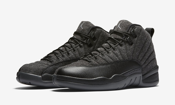 【オフィシャルイメージ】10/1発売！ナイキ エア ジョーダン 12 ウール “ダーク グレー” (NIKE AIR JORDAN XII WOOL “Dark Grey”) [852627-003]