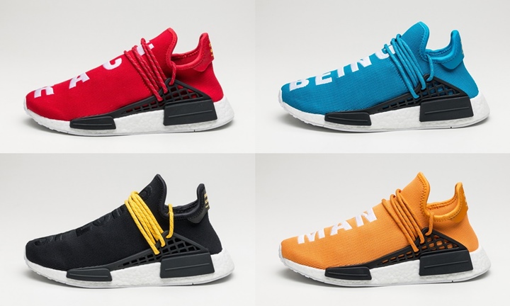 【国内9/29発売】Pharrell Williams x adidas Originals NMD_R1 “HUMAN RACE” 4カラー (ファレル・ウィリアムス アディダス オリジナルス エヌ エム ディー アール ワン “ヒューマン レース”) [BB0616,0618,3068,3070]