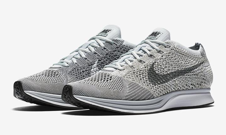 10/14発売！ナイキ フライニット レーサー “ピュア プラチナ” (NIKE FLYKNIT RACER “Pure Platinum”) [862713-002]