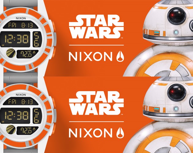 NIXON × STAR WARSコレクション！「BB-8」をイメージしたシリーズが発売！(ニクソン スターウォーズ)