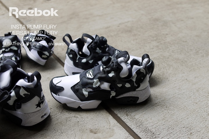 新品 Reebok Instapump Fury Mita Bape Camo