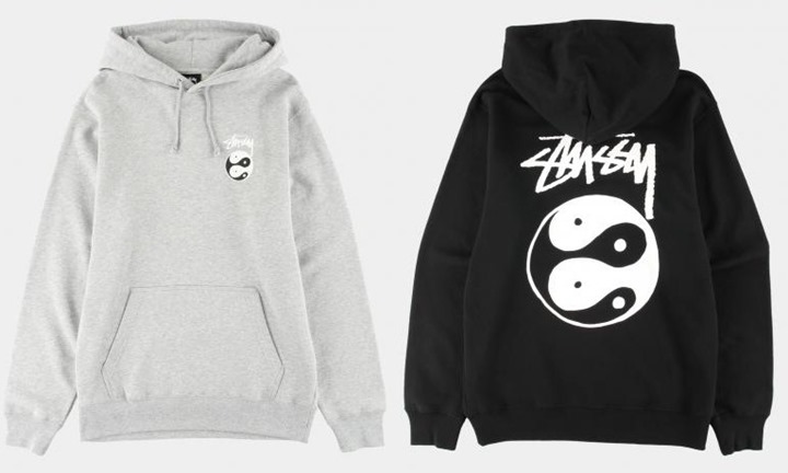 STUSSYから陰陽の思想を表す太極図を独自にアレンジしたプルオーバーフーディ「Yin Yangz Hood」が発売！ (ステューシー)