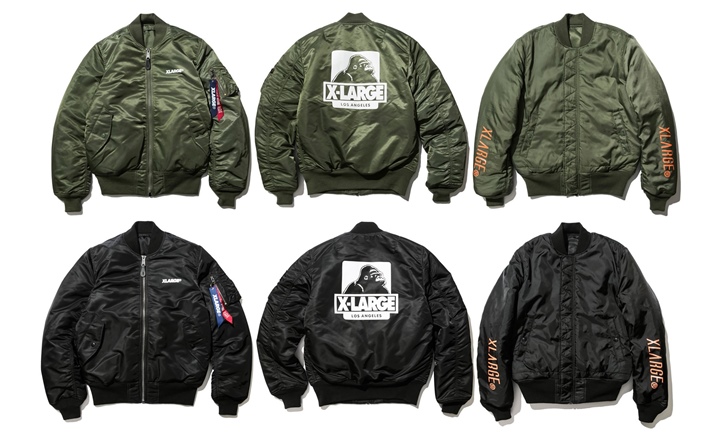 XLARGEⓇとALPHA INDUSTRIESのコラボMA-1-