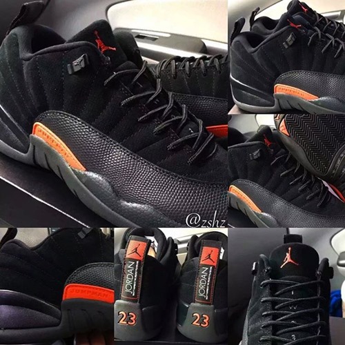 【リーク】海外2017年発売予定！ナイキ エア ジョーダン 12 ロー “ブラック/オレンジ” (NIKE AIR JORDAN XII LOW "Black/Orange")