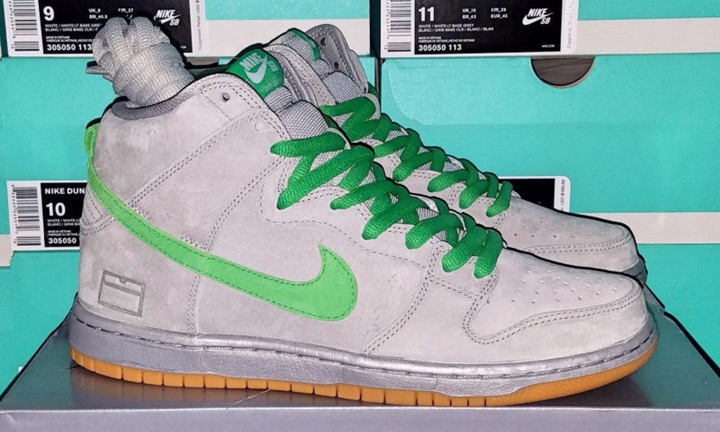 NIKE DUNK SB HIGH “Silver Shoes Box” (ナイキ ダンク SB ハイ “シルバー シューズボックス”) [313171-039]