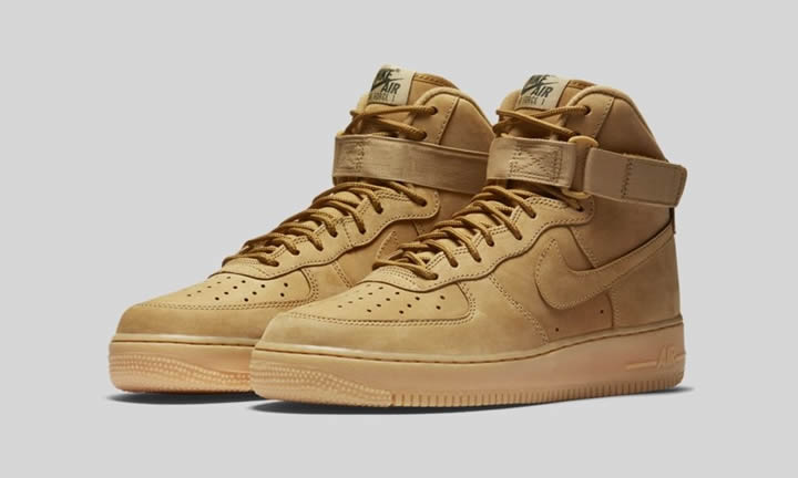 【10/27発売】1年ぶりの登場！ナイキ エア フォース 1 ハイ "フラックス" (NIKE AIR FORCE 1 HIGH "FLAX" 2016) [882096-200]