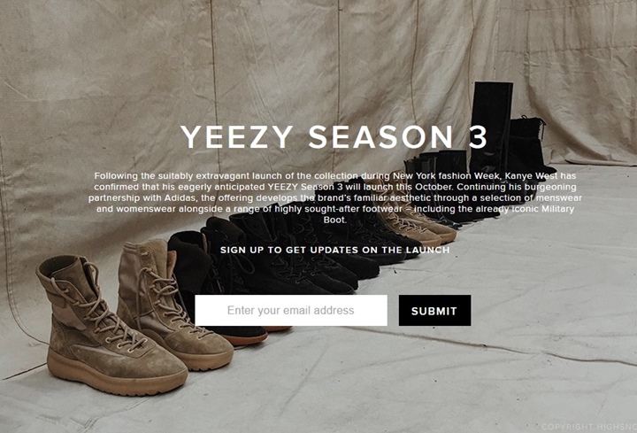 Kanye West YEEZY SEASON 3 が海外で近日登場！ (カニエ ウェスト イージー シーズン)