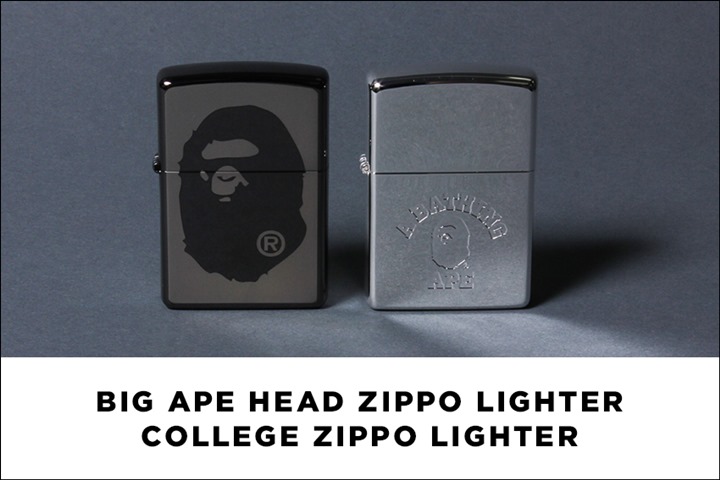 A BATHING APE × オイルライター ZIPPOとのコラボレーション 2型が10/29から発売！ (ア ベイシング エイプ ジッポ)