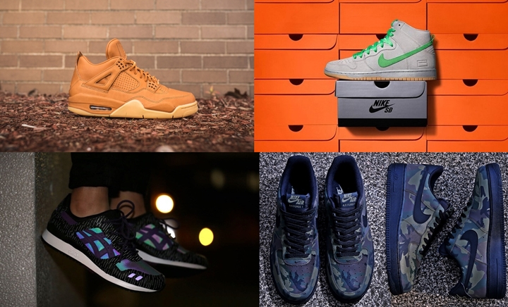 【まとめ】10/29発売の厳選スニーカー！(NIKE AIR JORDAN 4 PREMIUM “GINGER”)(DUNK SB HIGH “Gray Box”)(atmos/sports lab by atmos Exclusive NIKE AIR FORCE 1 07 LV8 “KAHKI/BLACK”)(ATMOS ASICS Tiger GEL-LYTE III “MIDNIGHT TOKYO”)他