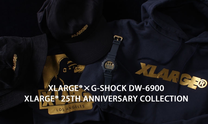 X-large 25周年 × G-SHOCK DW6900 コレクションが11月中旬発売！ (エクストララージ Gショック ジーショック)