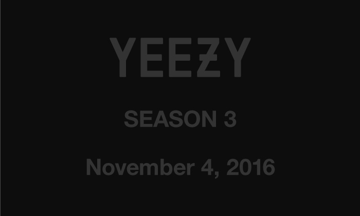 【速報】国内11/4からYEEZY SEASON 3 が展開スタート！ (カニエ ウェスト イージー シーズン)