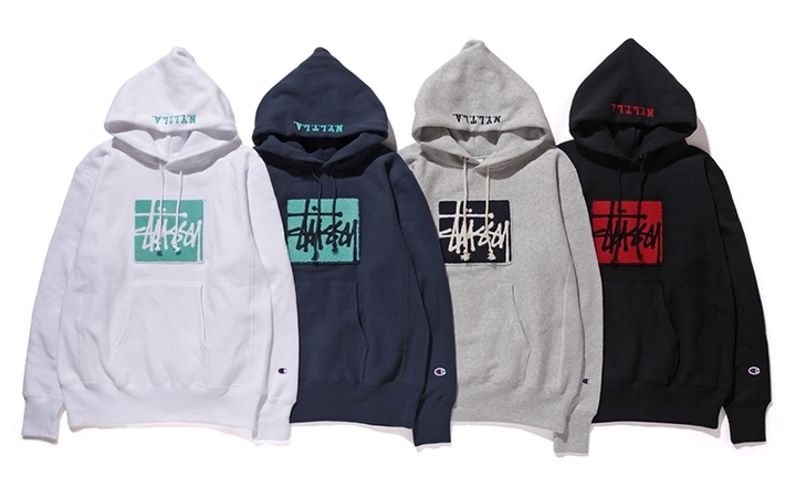 Stussy FW23 DICE FUZZY CREW コントラストカラーダイス+aethiopien