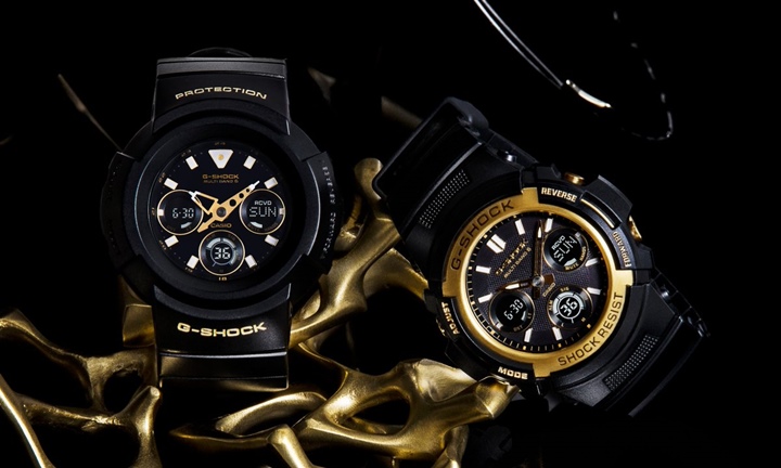 G-SHOCKのブランドカラーであるブラックにアクセントカラーとしてゴールドを組み合わせた「Black & Gold Series」が11/4発売！ (ジーショック Gショック)