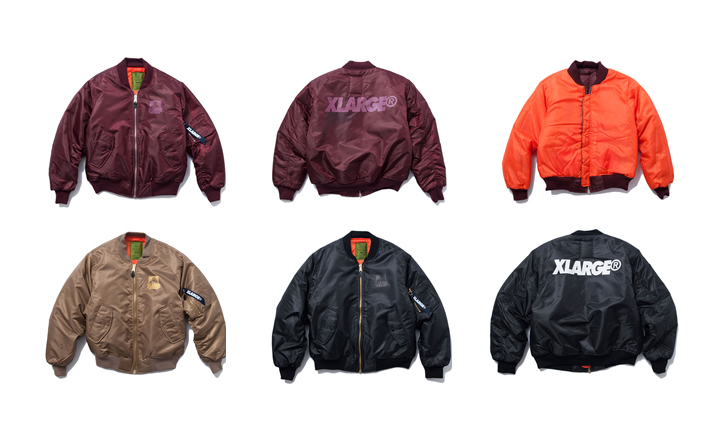 11/4発売！「OGゴリラ」を左胸にボディーカラーと同色プリントしたX-large OG FLIGHT JACKET (エクストララージ オージー フライト ジャケット)