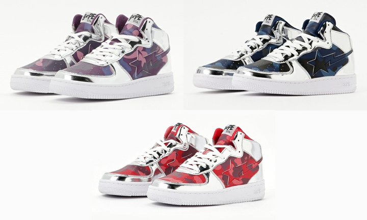 A BATHING APE COLOR CAMO BAPE STA MIDが発売！ (ア ベイシング エイプ ベイプスタ)