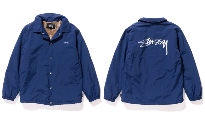 ファーの裏地をあしらったウインター仕様のSTUSSY Smooth Stock Coach Jacketが展開中！ (ステューシー スムース ストック コーチ ジャケット)