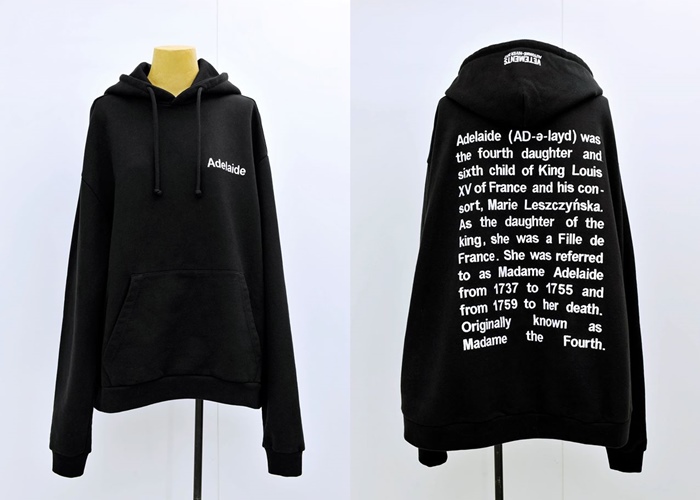 限定50着！VETEMENTS × ADELAIDE オーバーサイズフーディーが12/3発売！ (ヴェトモン アデライデ)