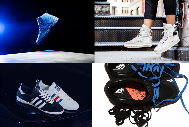 【まとめ】11/12発売の厳選スニーカー！(NIKE AIR JORDAN 12 PREMIUM “Deep Royal Blue”) )(Palace Skateboard × adidas Originals 2016 F/W INDOOR)(NIKE SPECIAL FIELD AIR FORCE 1 {SFAF-1})(C.E × VANS Bearcat)他