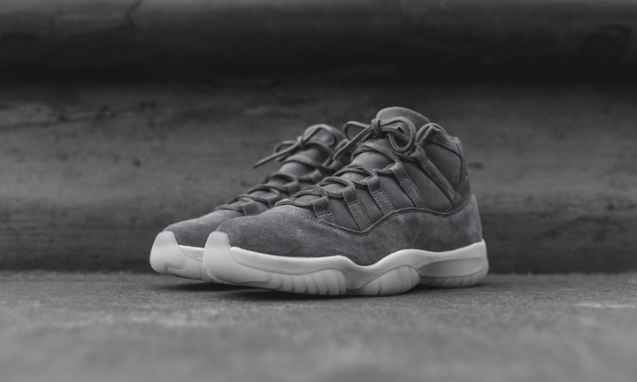 【海外展開スタート】ナイキ エア ジョーダン 11 レトロ プレミアム “グレー スエード” (NIKE AIR JORDAN XI RETRO PREMIUM “Grey Suede”) [914433-003]