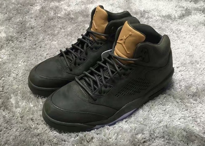 【リーク】2017年発売！ナイキ エア ジョーダン 5 レトロ “オリーブ/タン” (NIKE AIR JORDAN 5 RETRO “Olive/Tan”) [881432-305]