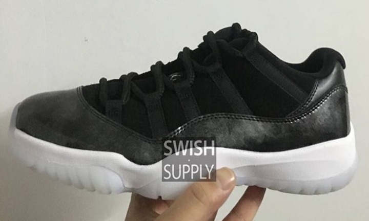 【リーク】2017年4月リリース予定！ナイキ エア ジョーダン 11 ロー “バロンズ” (NIKE AIR JORDAN XI LOW “Barons”) [528895-010]