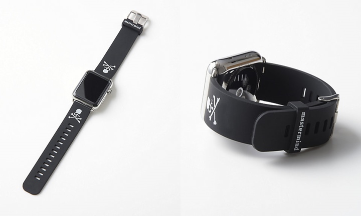 【先行予約】12月下旬～発売！mastermind JAPAN Apple Watch 42mm対応 ラバーバンド (マスターマインド ジャパン)