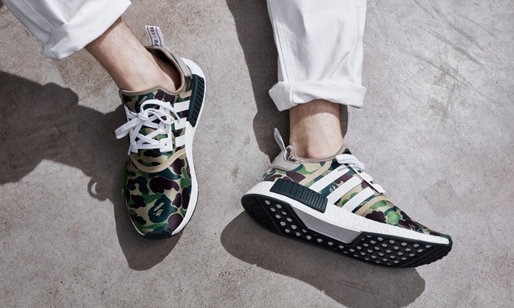 【オフィシャルアナウンス】11/26発売！adidas Originals NMD_R1 × A BATHING APE (アディダス オリジナルス エヌ エム ディー エイプ) [BA7325,6]