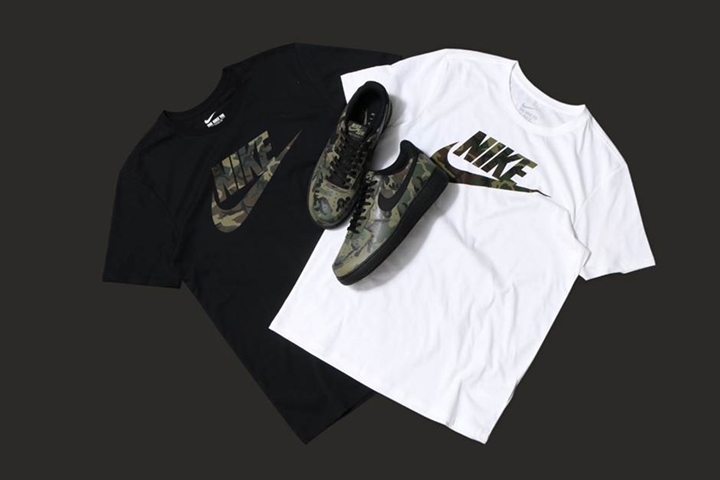 「NIKE AIR FORCE 1 07 LV8」からインスピレーションされた国内流通限定の「NIKE AF1 CAMO SS TEE」が11/23発売！ (ナイキ エア フォース 1) [AA0557-010,100]