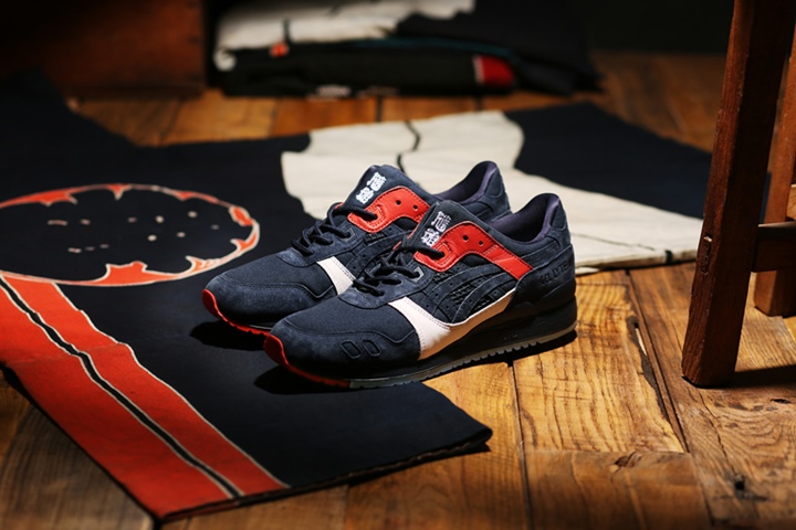 12/10発売！ASICS TIGER GEL-LYTE III “HIKESHI HANTEN” for KICKS LAB. (アシックス タイガー ゲルライト 3 "火消し 半纏" キックスラボ) [TQQ6M0-5858]