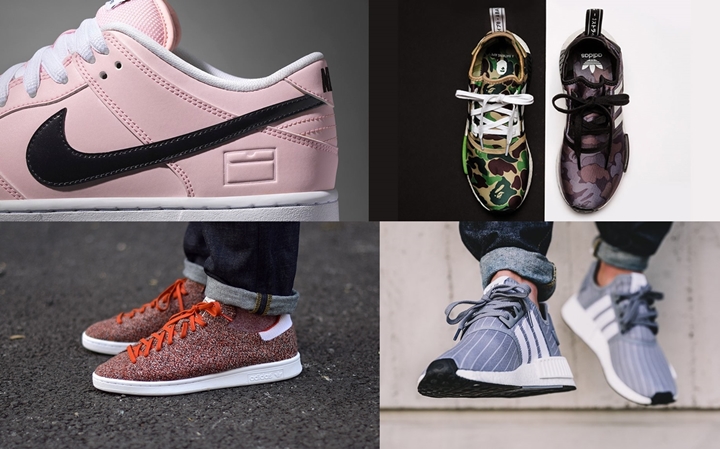 【まとめ】11/26発売の厳選スニーカー！(NIKE DUNK SB LOW “Pink Box”)(adidas Originals NMD_R1 × A BATHING APE)(BEDWIN & THE HEARTBREAKERS NMD_R1)他