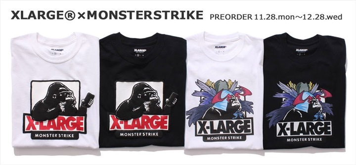 モンスト × エクストララージがコラボ！記念TEE & コラボBOOKが発売！ (MONSTER STRIKE X-large)