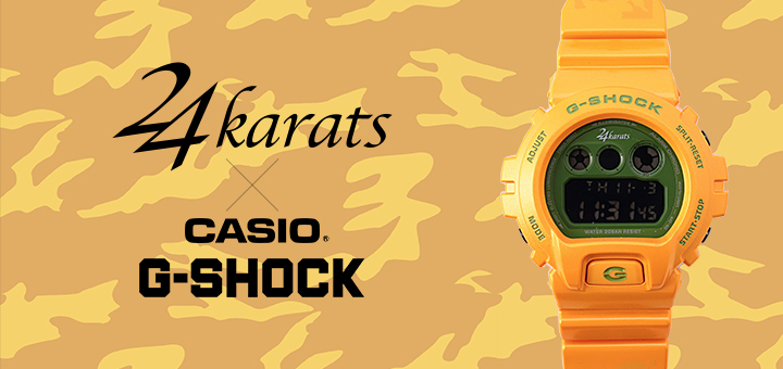 24karats × G-SHOCK コラボ第7弾が11/26発売！ (24カラッツ Gショック ジーショック)