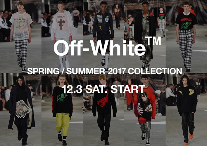 OFF-WHITE C/O VIRGIL ABLOH 2017 SPRING/SUMMER COLLECTIONが12/3展開！ (オフホワイト 2017年 春夏 コレクション)