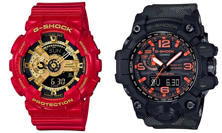 ジーショック (G-SHOCK)、2016年12月度の2種類が発売！今月はmaharishiとのコラボモデルが登場！