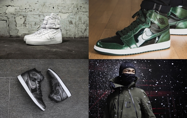 【まとめ】12/1発売の厳選スニーカー！(NIKELAB ACG 2016 HOLIDAY)(NIKE Special Field Air Force 1 “Triple White”)(NIKE AIR JORDAN 1 RETRO HIGH)(NIKE CLASSIC CORTEZ LEATHER QS “Nai Ke”)他