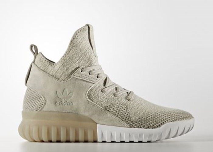 セサミカラーのアディダス チュブラー エックス プライムニット (adidas TUBULAR X PRIMEKNIT “Sesame”) [BB2381]