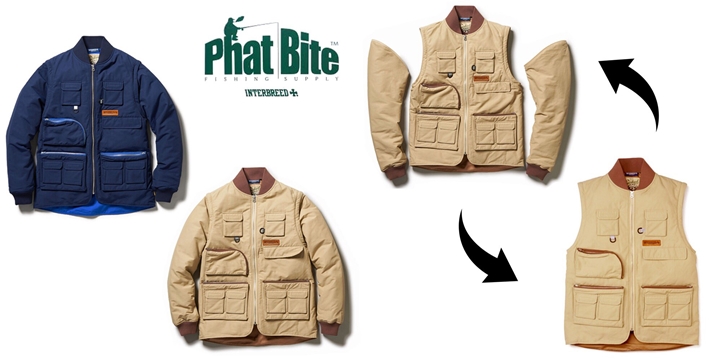 INTERBREEDからベストにもなるPHAT BITE 2Way Jacketが12/3発売！ (インターブリード)