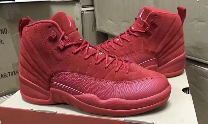 jordan 12 retro red suede