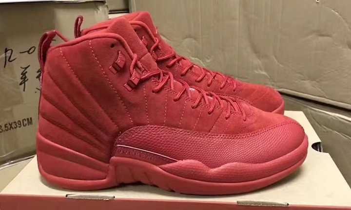 jordan 12 retro red suede