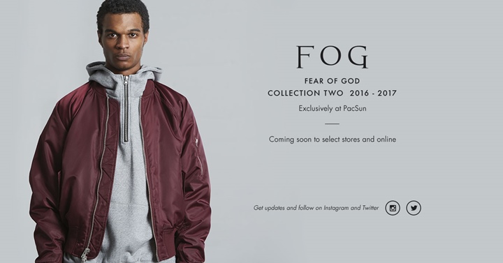 FEAR OF GOD × PacSun 2016-2017 Collection Twoが12/17発売！ (フィア オブ ゴッド)