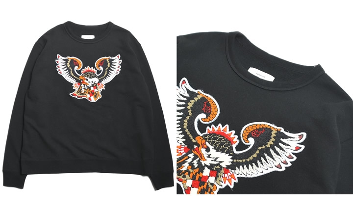 大胆なイーグルを胸に！FACETASM "EAGLE XXL SWEAT SHIRT"が展開中！ (ファセッタズム)